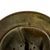 Original German WWII Service Worn Army Heer M40 Camouflage Paint Steel Helmet with Liner & Chinstrap - Q66 Original Items