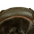 Original German WWII Service Worn Army Heer M40 Camouflage Paint Steel Helmet with Liner & Chinstrap - Q66 Original Items