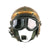 Original U.S. 1950s Navy USN Gentex H-4 Flying Helmet with Goggles and Internal Summer Flight Helmet Original Items