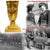 DRAFT WWII Memorial Goblet to KIA AAF Pilot Robert Barrall Original Items