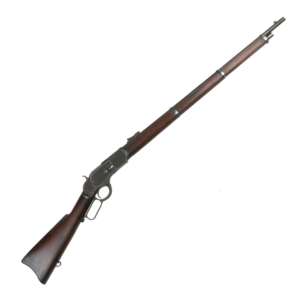 Original U.S. Winchester Model 1873 .44-40 Repeating Military Musket with 30" Barrel made in 1894 - Serial 481063B Original Items
