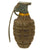 Original U.S. WWII Inert MkII Pineapple Grenade with Yellow Ring & M10 Series Fuze Original Items