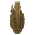 Original U.S. WWII Inert MkII Pineapple Grenade with Yellow Ring & M10 Series Fuze Original Items