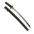 Original 16th Century Japanese Handmade Ō-Wakizashi Short Sword by HIROYOSHI in Edo Period Fittings with Leather Scabbard Cover Original Items
