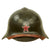 Original WWII Soviet Union M36 Soviet SSh-36 "Gladiator" Steel Combat Helmet with Liner & Chinstrap Used By Spanish During Civil War - Complete Original Items