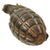 Original U.S. WWII Inert MkII Pineapple Grenade with M10A3 Fuze Original Items