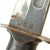 Original U.S. WWII Navy Mk. II KA-BAR Fighting Knife by Camillus with Scabbard Reinforced by Aluminum from Damaged Aircraft with Provenance Original Items