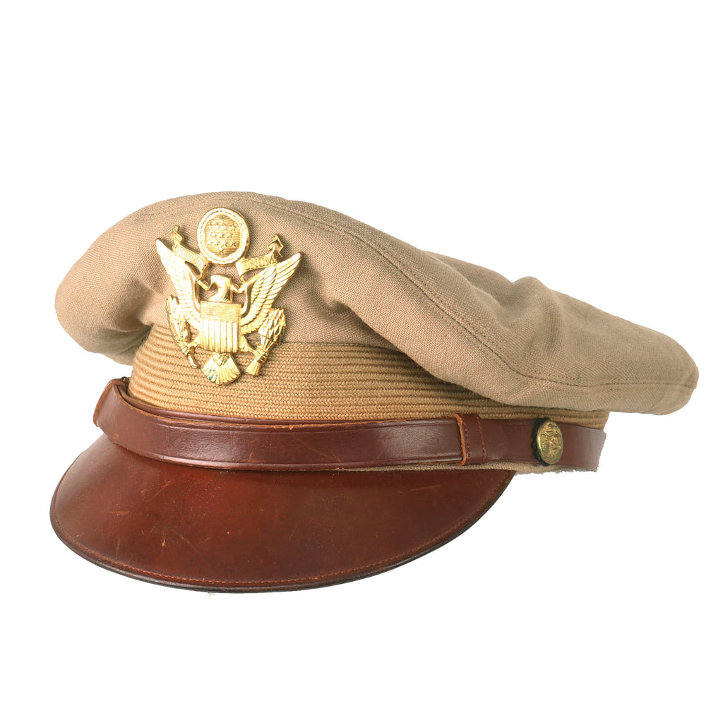 U.S. WWII US Army Air Forces Officers Crusher Cap by Luxenberg Of New YoOriginalrk Original Items