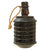 Original Japanese WWII Type 97 Inert Fragmentation Hand Grenade with Fuse & Pull String - Dated 1941 Original Items