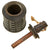 Original Japanese WWII Type 97 Inert Fragmentation Hand Grenade with Fuse & Pull String - Dated 1941 Original Items