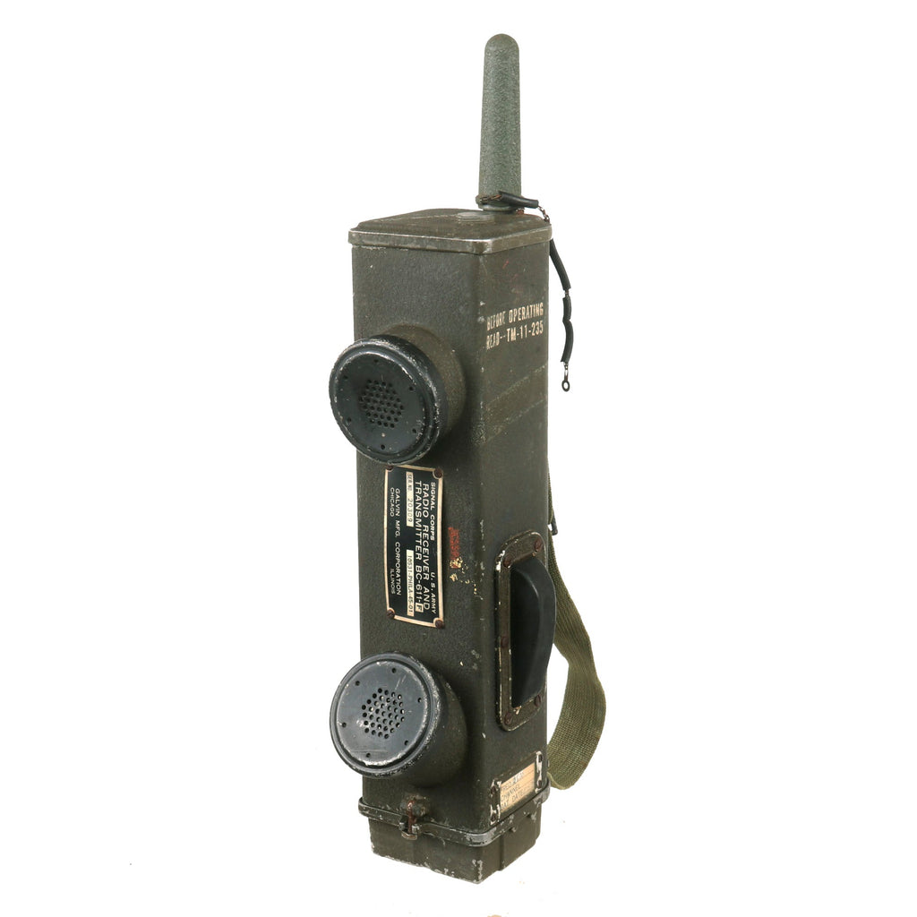 Original U.S. WWII Handie Talkie SCR-536 Radio Transceiver BC-611