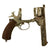 Original British Victorian Nickel Plated Webley-Pryse No.4 Revolver by J. Woodward & Sons - Serial 2561 Original Items