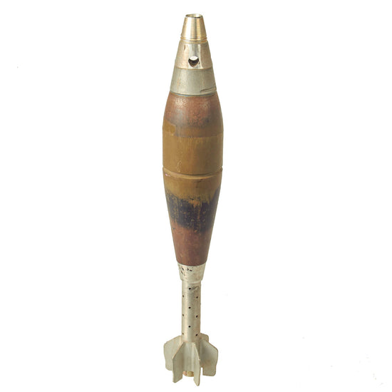 Original U.S. Vietnam War Inert M374A1 HE 81mm Mortar Round - Dated 1974 Original Items