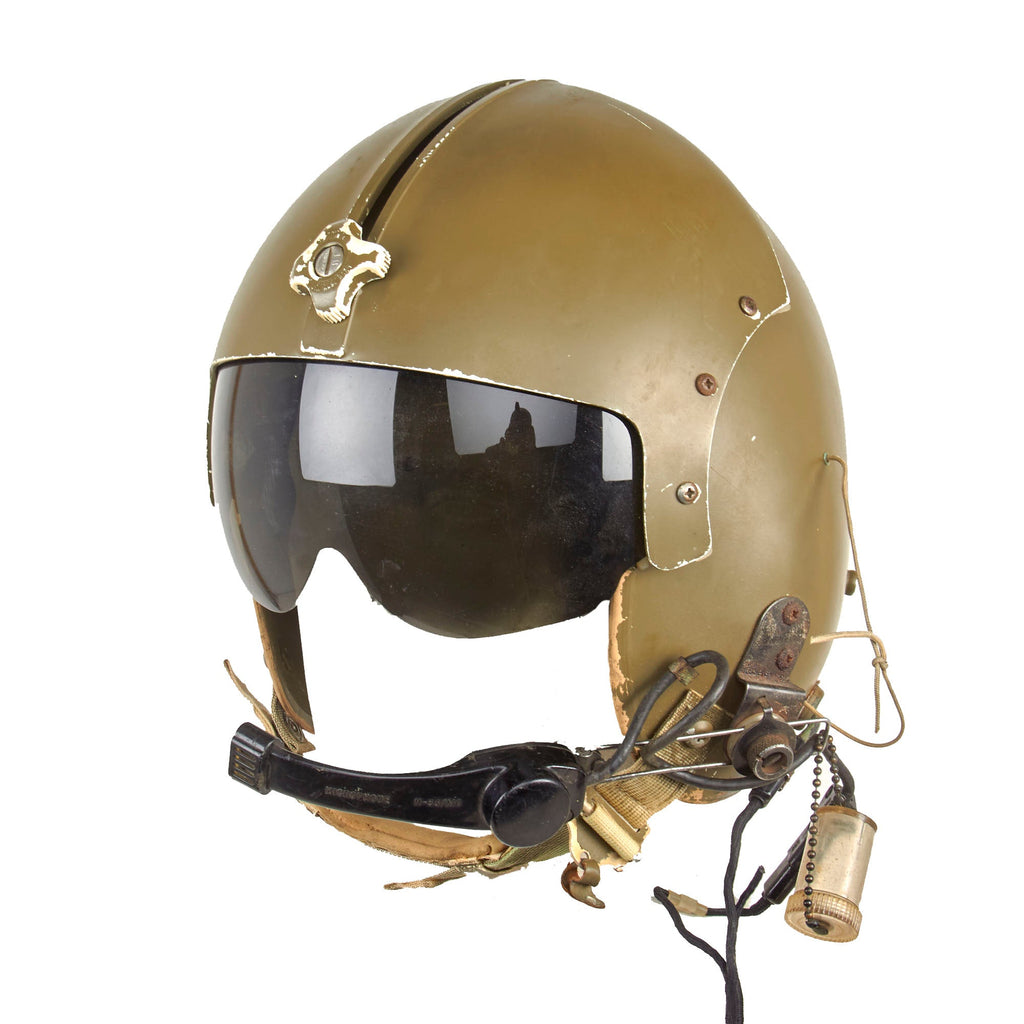 Original U.S. Vietnam War Era APH-5 Helicopter Pilot Flying Helmet Original Items