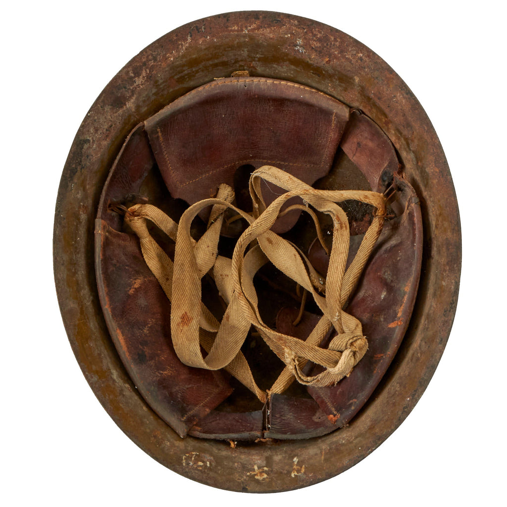 Original WWII Japanese Special Naval Landing Forces (SNLF) Helmet with ...