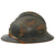 Original French WWI Issue Model 1915 Adrian Helmet in Horizon Blue with RF Badge and Second Pattern Liner - Complete Original Items