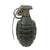 Original U.S. Early WWII Inert MkII Pineapple Fragmentation Grenade with Repainted Early Body & M10A3 Fuze Original Items