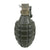 Original U.S. Early WWII Inert MkII Pineapple Fragmentation Grenade with Repainted Early Body & M10A3 Fuze Original Items