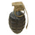 Original U.S. Early WWII Inert MkII Pineapple Fragmentation Grenade with Early Body & M6A4C Fuze Original Items