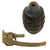 Original U.S. Early WWII Inert MkII Pineapple Fragmentation Grenade with Early Body & M6A4C Fuze Original Items