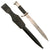 Original German WWII Heer 98k Rifle Long Dress Bayonet by ALCOSO of Solingen with Scabbard and Frog