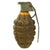 Original U.S. WWII Inert MkII Pineapple Grenade with Yellow Ring & M10 Series Fuze Original Items