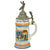 Original Imperial German WWI Era 87th (1st Nassau) Infantry Regiment Reservist Beer Stein with Hinged Lid - dated 1902-1904 Original Items