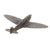 Original U.S. WWII American and British Recognition Model Airplanes by Cruver - C-46, Spitfire, P-61, P-63, Hotspur - Five Total