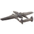 Original U.S. WWII American and British Recognition Model Airplanes by Cruver - C-46, Spitfire, P-61, P-63, Hotspur - Five Total