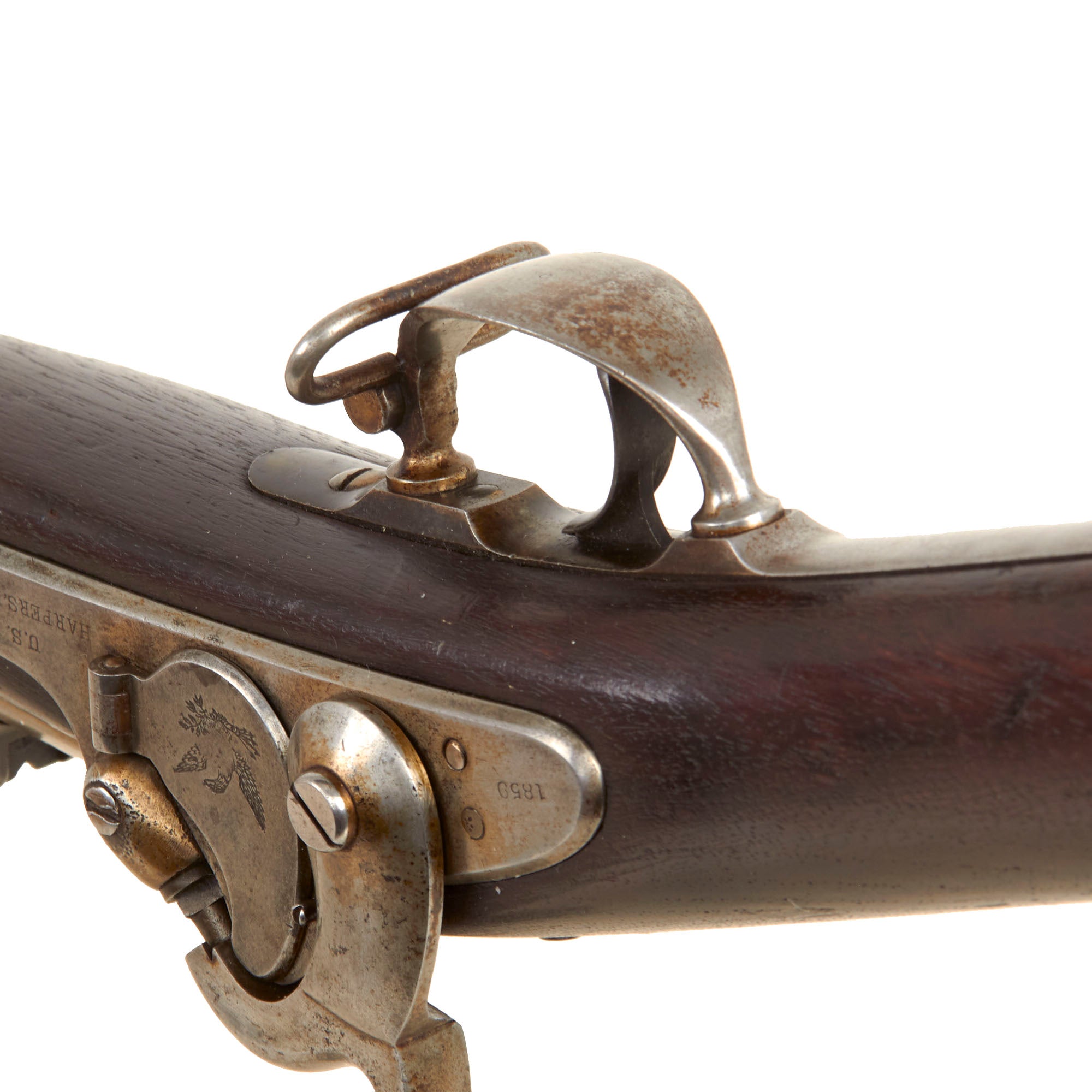 Original U.S. Civil War Springfield M1855 Short Rifled Musket by Harpe ...
