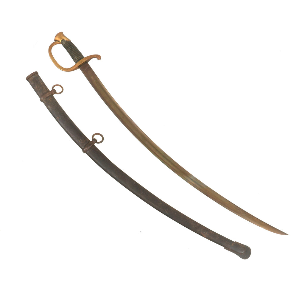 Original U.S. Civil War M-1840 Light Artillery Saber with Scabbard - European Import Original Items