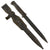 Original German WWII 1938 dated 98k Bayonet by Mundlos AG with Frog Original Items