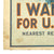 Original Vietnam War U.S. Army “I Want You For U.S. Army” Recruiting Poster- Dated June 1968 Original Items