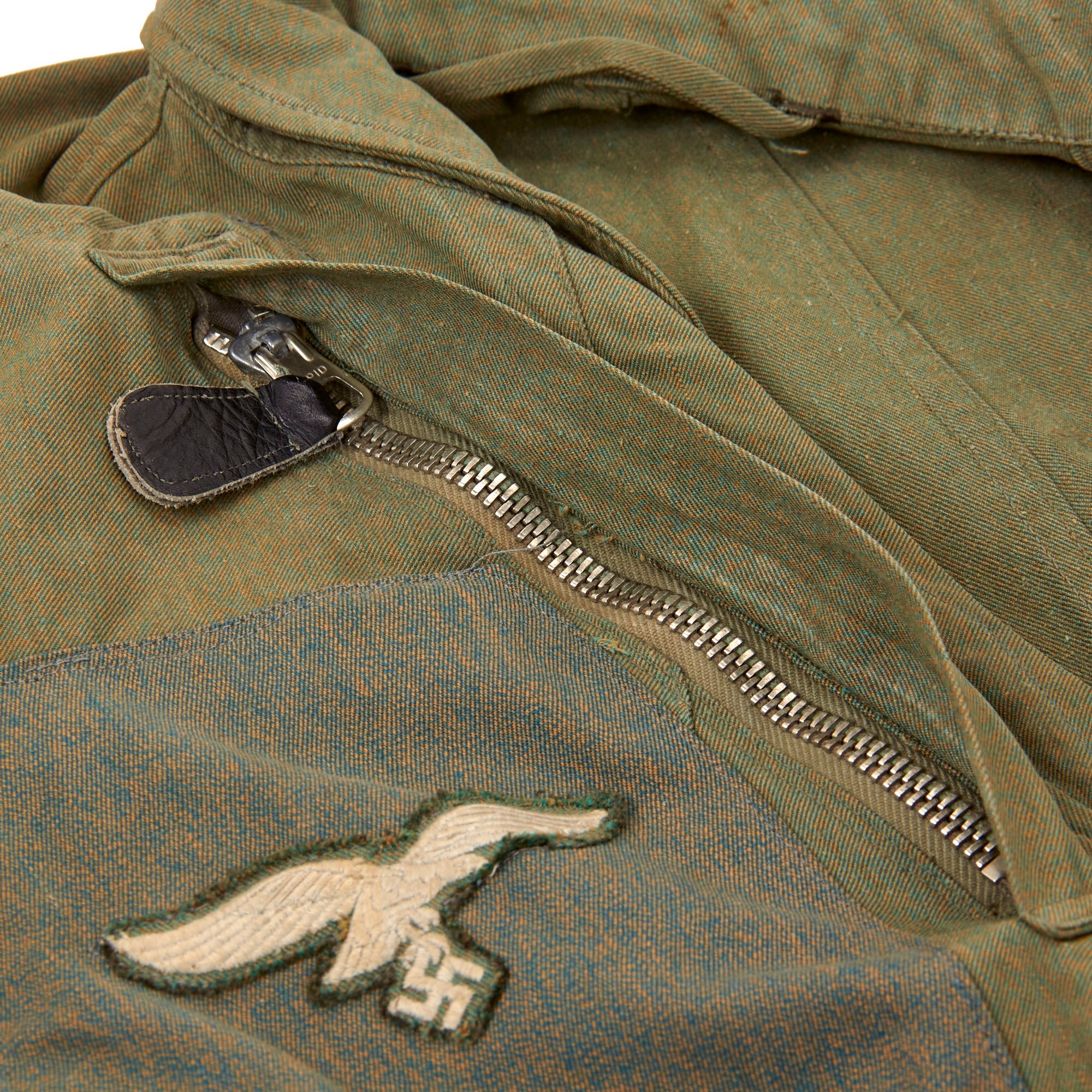 Original Rare German WWII Luftwaffe 1st Pattern Green Step-In Fallschi ...