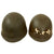 Original WWII Lieutenant 1942 M1 McCord Front Seam Fixed Bale Helmet with Westinghouse Liner Original Items