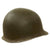 Original WWII Lieutenant 1942 M1 McCord Front Seam Fixed Bale Helmet with Westinghouse Liner Original Items