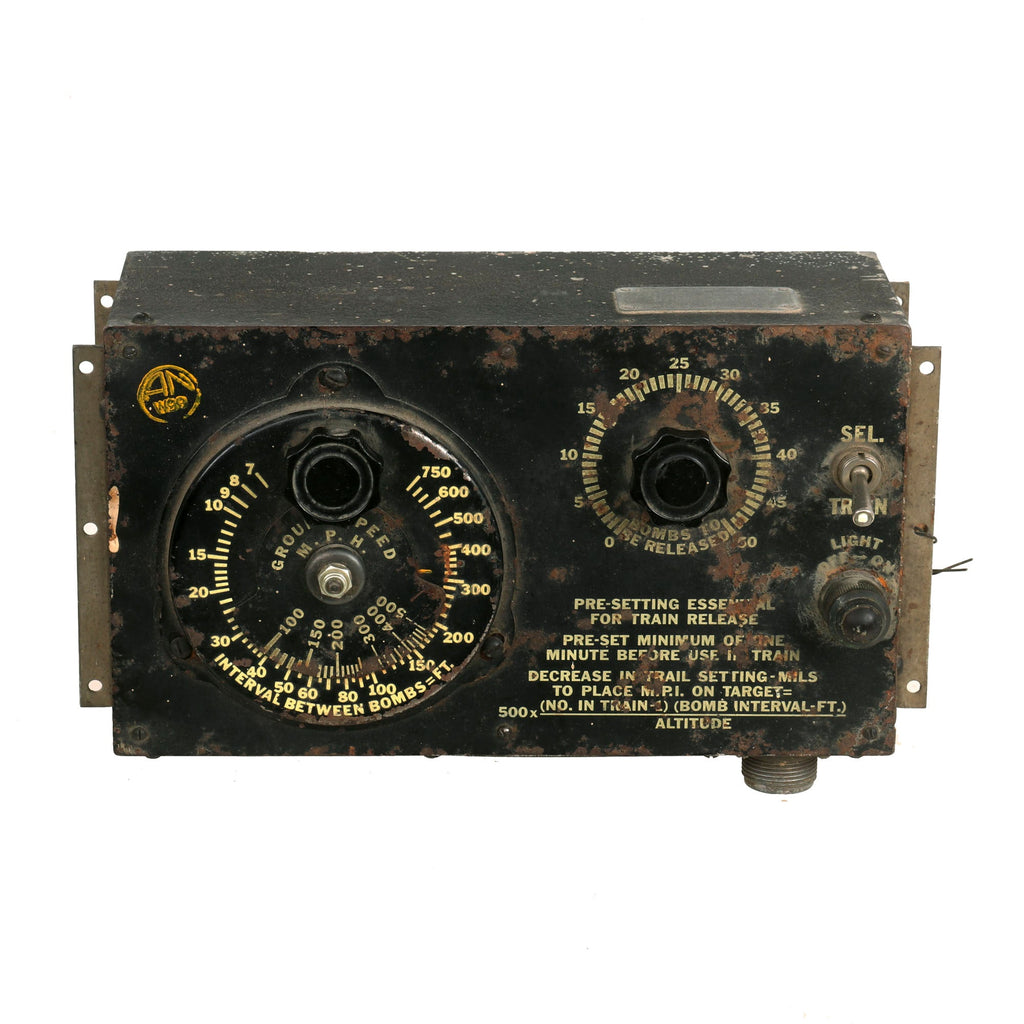Original U.S. WWII USAAF Bomb Release Control Intervalometer Type AN-B ...