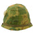 Original U.S. Vietnam War M1 Helmet with Stenciled Camouflage Cover and Liner - Spoon & Matches Original Items