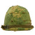 Original U.S. Vietnam War M1 Helmet with Stenciled Camouflage Cover and Liner - Spoon & Matches Original Items