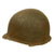 Original U.S. WWII Early 1943 M1 McCord Front Seam Fixed Bale Helmet with Westinghouse Liner - USMC Marine Detachment Shipboard Markings Original Items