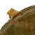 Original U.S. WWII Early 1943 M1 McCord Front Seam Fixed Bale Helmet with Westinghouse Liner - USMC Marine Detachment Shipboard Markings Original Items