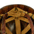 Original U.S. WWII Early 1943 M1 McCord Front Seam Fixed Bale Helmet with Westinghouse Liner - USMC Marine Detachment Shipboard Markings Original Items