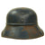 Original German WWII Service Used M38 Luftschutz Beaded Gladiator Air Defense Helmet - dated 1938 Original Items