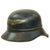 Original German WWII Service Used M38 Luftschutz Beaded Gladiator Air Defense Helmet - dated 1938 Original Items