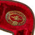 Original U.S. WWI U.S.S. Ohioan French Briar Carved Pipe by Colossus Pipe Factory With Patriotic Motifs and Leather Case Original Items