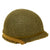 Original U.S. WWII 1945 M1 McCord Rear Seam Swivel Bale Helmet with M44 Net and Westinghouse Liner Original Items