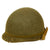 Original U.S. WWII 1945 M1 McCord Rear Seam Swivel Bale Helmet with M44 Net and Westinghouse Liner Original Items