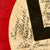 Original German WWII USGI Bring Back Small Flag Signed by Members of Company "C", 7th Engineer Battalion - 11" x 9 3/4" Original Items