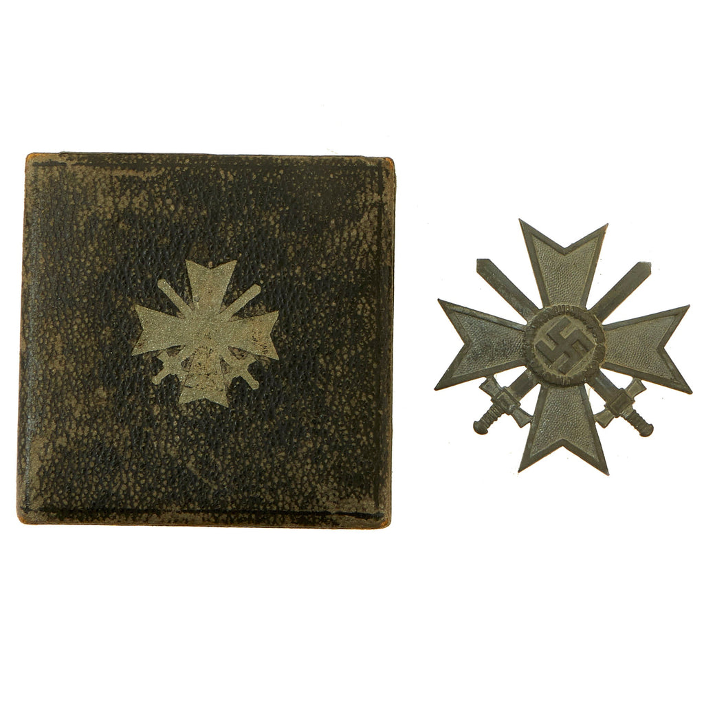 Original German WWII Cased War Merit Cross KvK 1st Class with Swords by Steinhauer & Lück - Kriegsverdienstkreuz Original Items