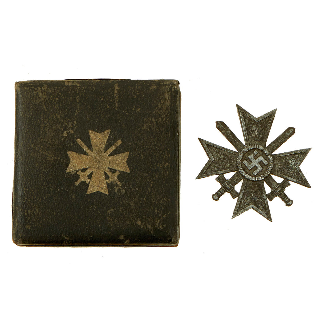Original German WWII Cased War Merit Cross KvK 1st Class with Swords by Steinhauer & Lück - Kriegsverdienstkreuz Original Items